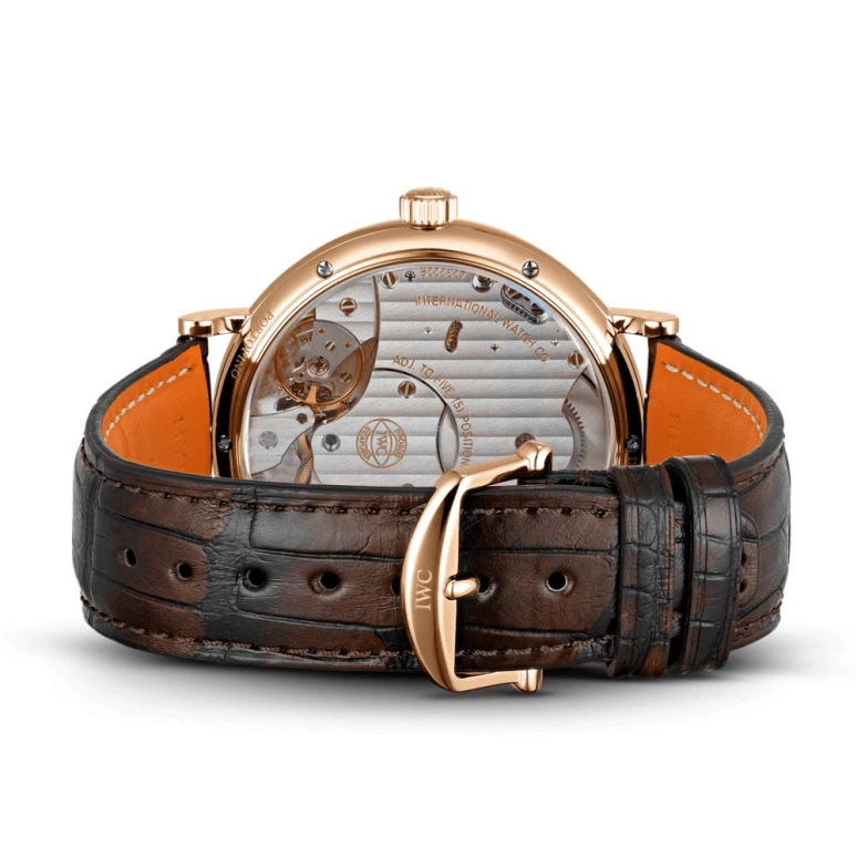 IWC,Portofino 45mm,45mm,Red Gold,Silver,Handwound,Day,Power Reserve Indicator,IW510107