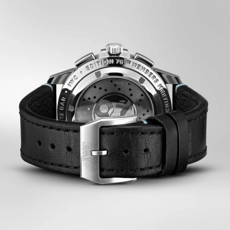 IWC,Ingenieur 44mm,44mm,Titanium,Black,Automatic,Chronograph,Date,Day,Anti-magnetic,48hours,In-house Caliber,IW381201