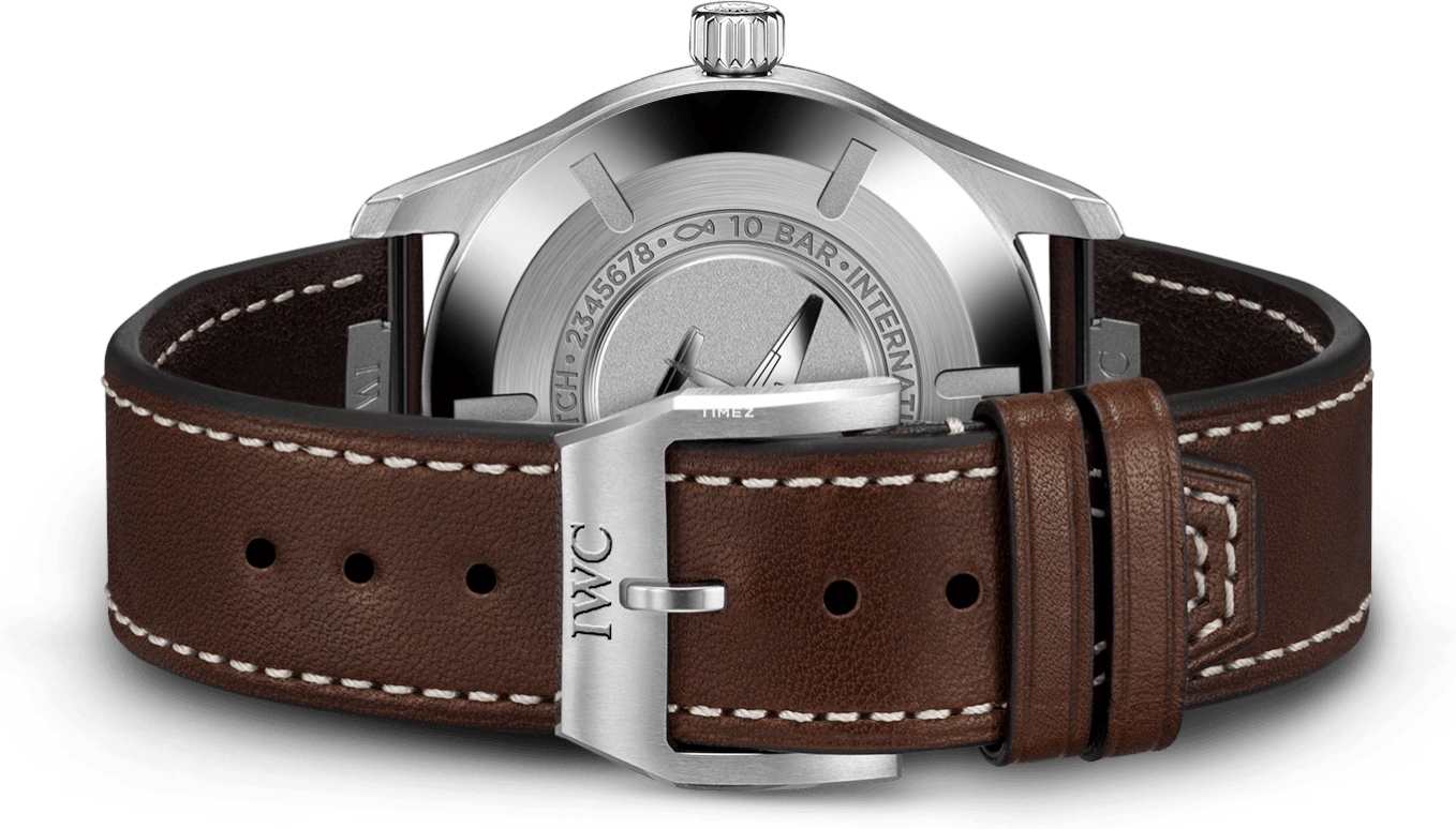 IWC,Pilot 40mm,40mm,Stainless Steel,Green,Automatic,Day,120hours,IW328205