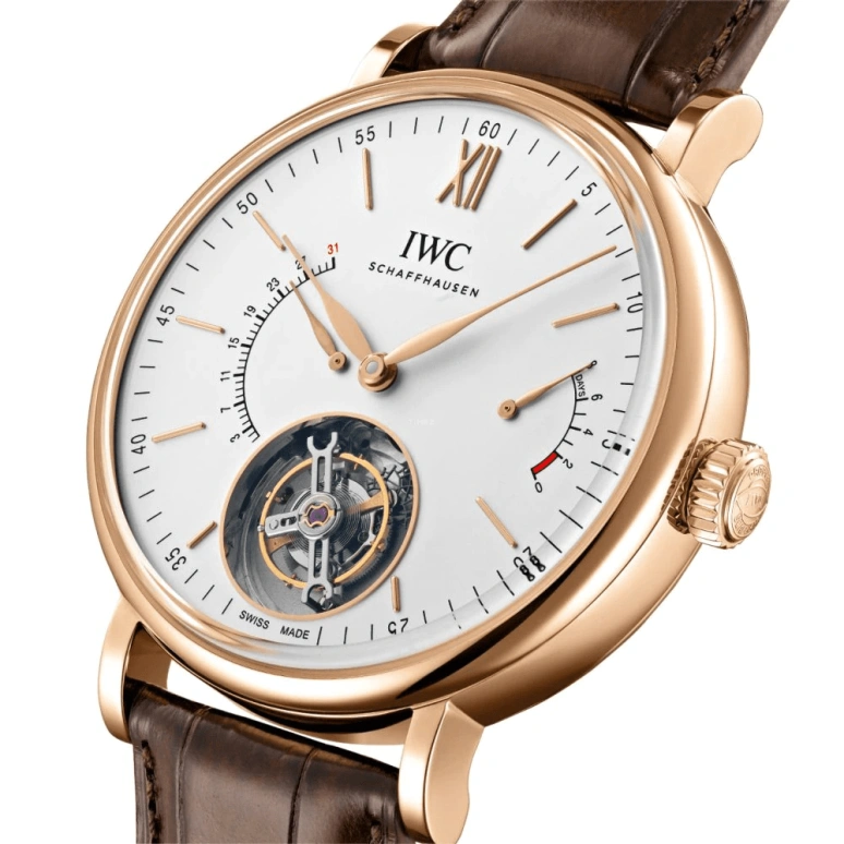 IWC,Portofino 45mm,45mm,Red Gold,Silver,Handwound,Date,Power Reserve Indicator,Tourbillon Escapement,Flyback,192hours,In-house Caliber,IW516501