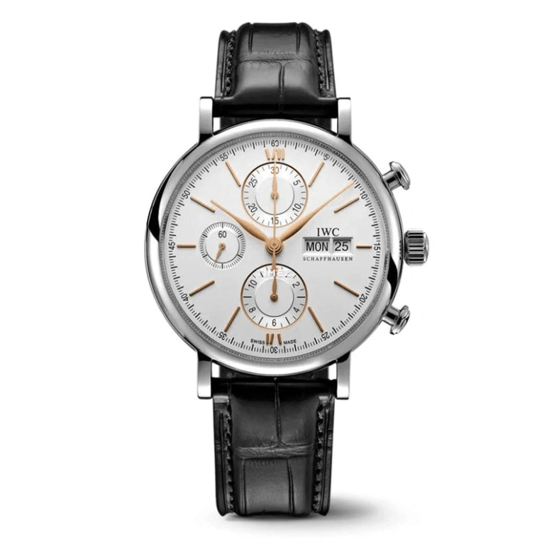 IWC,Portofino 42mm,42mm,Stainless Steel,Silver,Automatic,Chronograph,Date,Day,IW391022