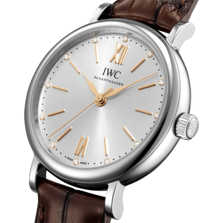 IWC,Portofino 34mm,34mm,Stainless Steel,Silver,Automatic,42hours,In-house Caliber,IW357403