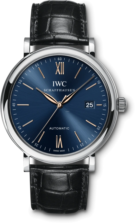 IWC,Portofino 40mm,40mm,Stainless Steel,Blue,Automatic,Date,Anti-magnetic,IW356523
