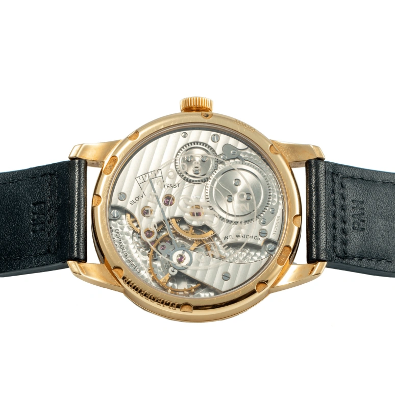 IWC,Vintage 44mm,44mm,Rose Gold,Black,Handwound,Anti-magnetic,46hours,IW325407