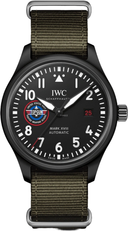 IWC,Pilot 41mm,41mm,Titanium,Ceramic,Black,Automatic,Date,Anti-magnetic,IW324712