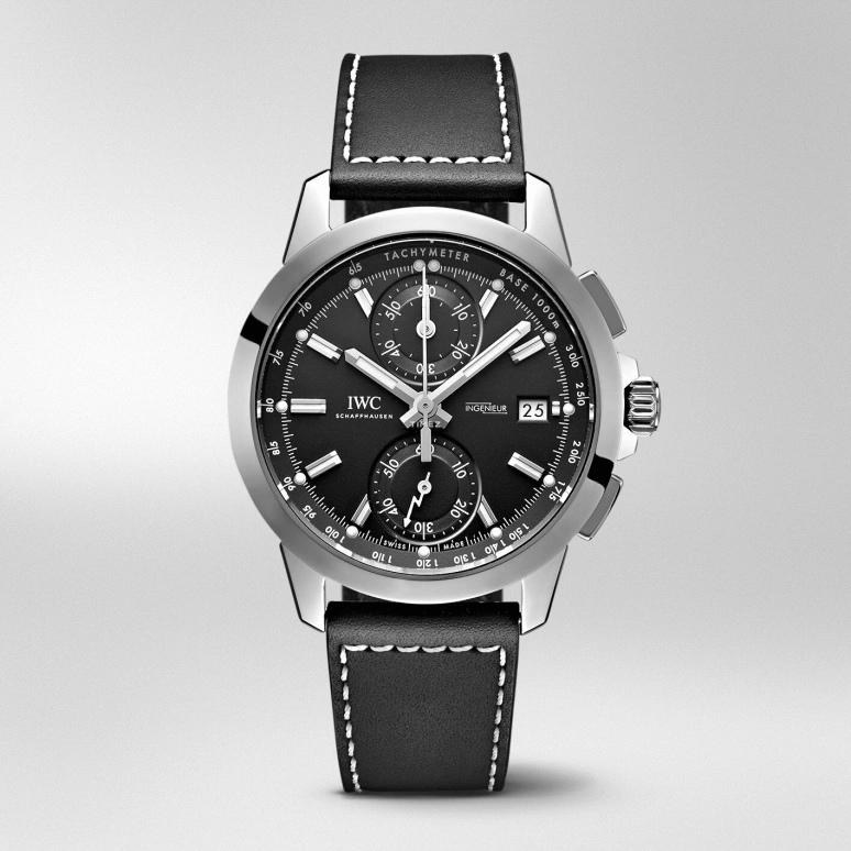 IWC,Ingenieur 44mm,44mm,Titanium,Black,Automatic,Chronograph,Day,Anti-magnetic,IW380901