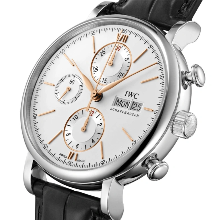 IWC,Portofino 42mm,42mm,Stainless Steel,Silver,Automatic,Chronograph,Date,Day,IW391031
