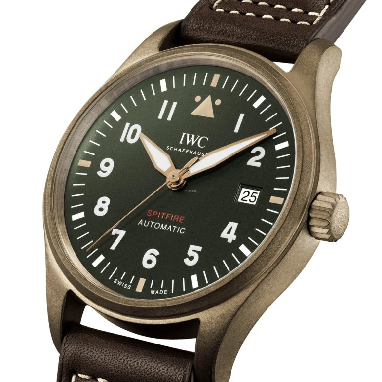 IWC,Pilot 39mm,39mm,Titanium,Bronze,Green,Automatic,Date,Anti-magnetic,IW326802
