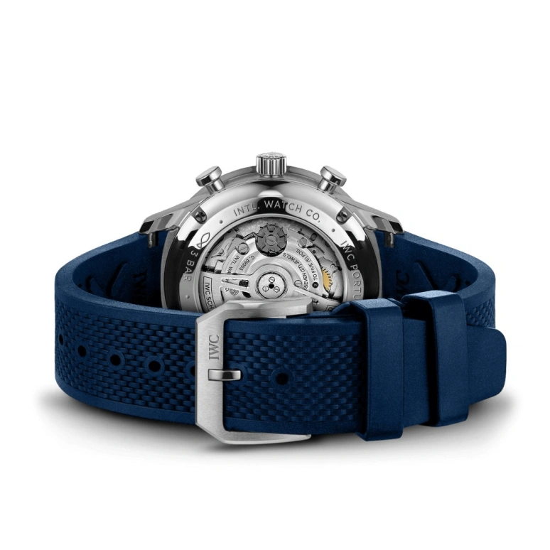 IWC,Portugieser 41mm,41mm,Stainless Steel,White,Automatic,Chronograph,46hours,IW371620