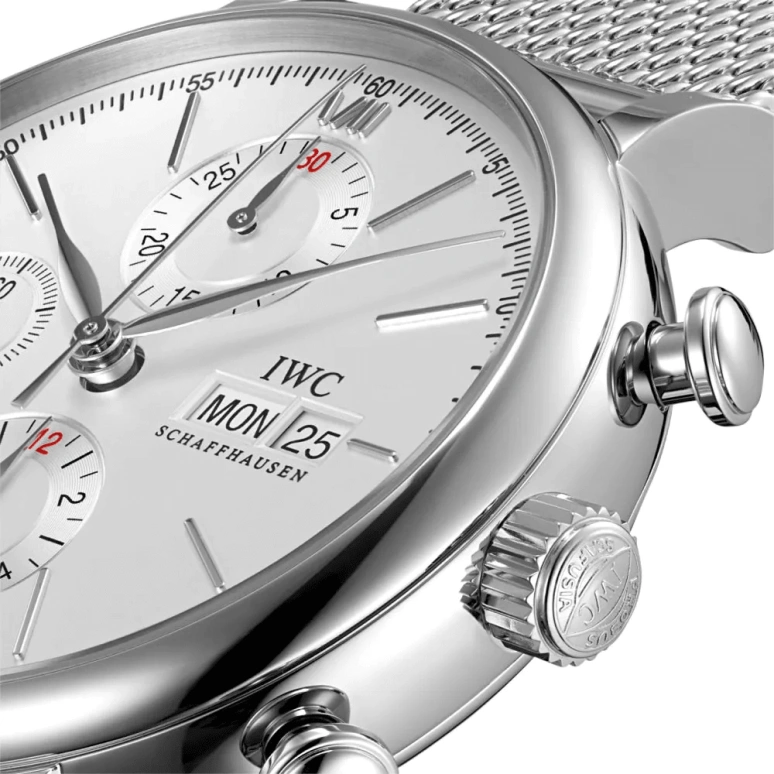 IWC,Portofino 42mm,42mm,Stainless Steel,Silver,Automatic,Chronograph,Date,Day,IW391028