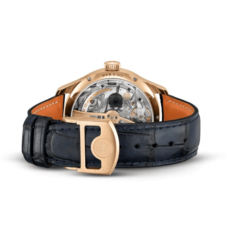 IWC,Portugieser 44.20mm,44.20mm,Armor Gold,Blue,Automatic,Moonphase,Perpetual Calendar,Month,Date,168hours,In-house Caliber,IW503312