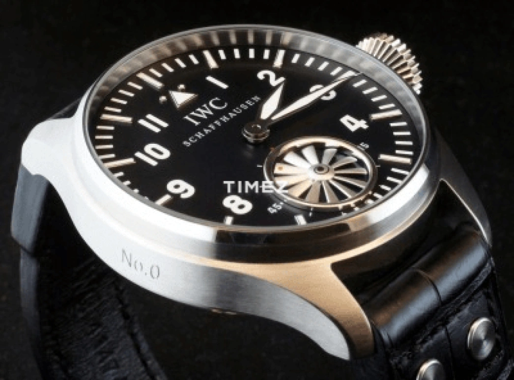 IWC,Pilot 46.20mm,46.20mm,Stainless Steel,Black,Handwound,Round,Silver,IW500301