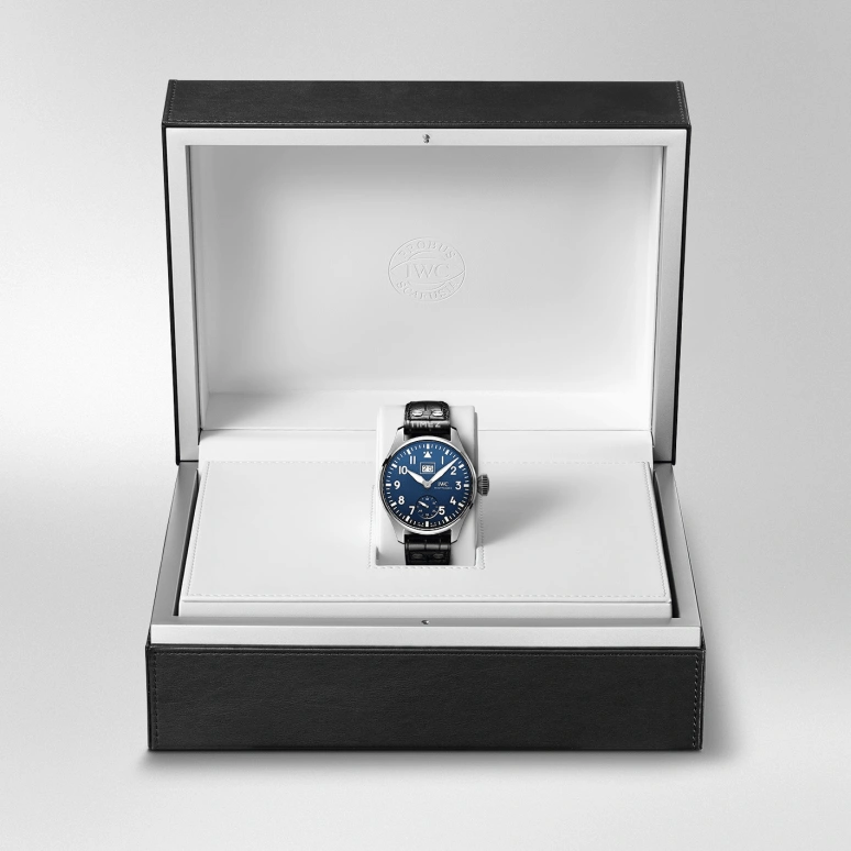 IWC,Big Pilot 46.20mm,46.20mm,Stainless Steel,Blue,Handwound,Power Reserve Indicator,Big Date,IW510503