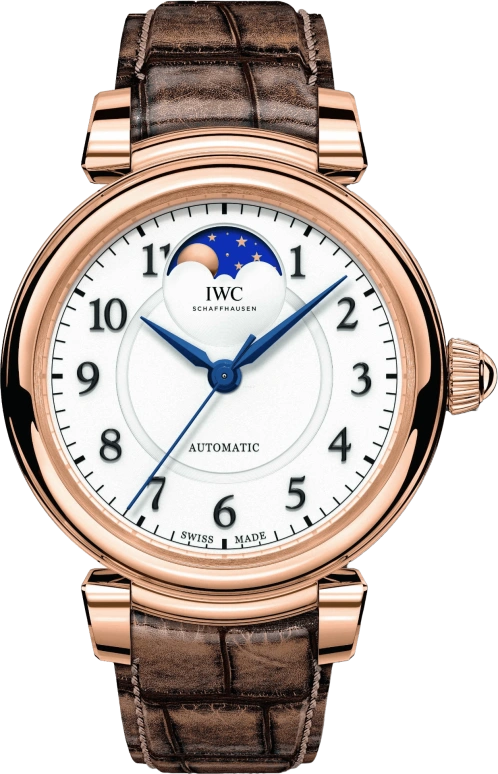 IWC,Da Vinci 36mm,36mm,Red Gold,Silver,Automatic,Moonphase,42hours,IW459308
