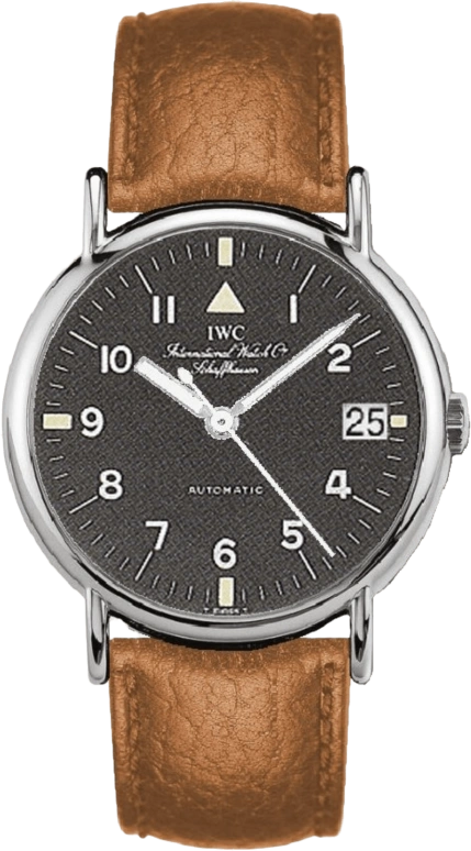 IWC,Portofino 34mm,34mm,Stainless Steel,Black,Automatic,Date,World Time,IW351312