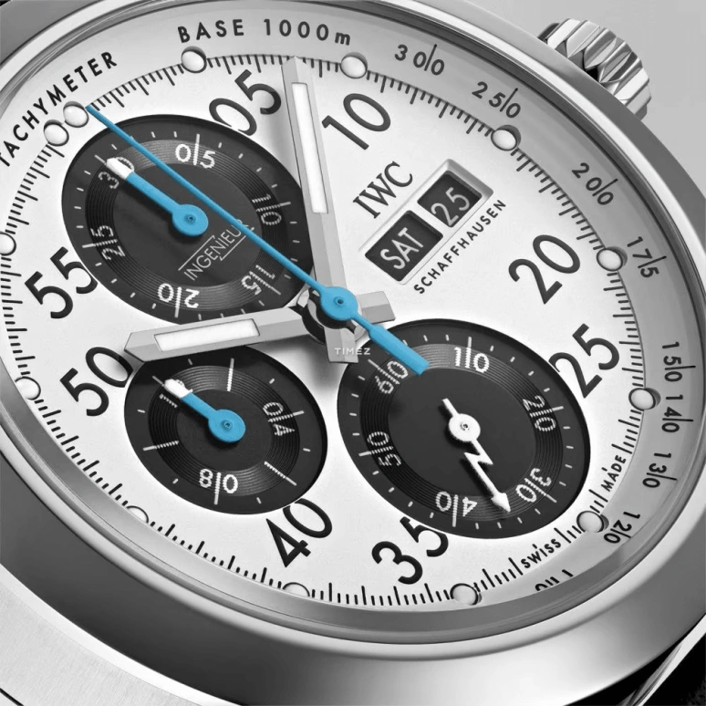 IWC,Ingenieur 44mm,44mm,Titanium,Black,Automatic,Chronograph,Date,Day,Anti-magnetic,48hours,In-house Caliber,IW381201
