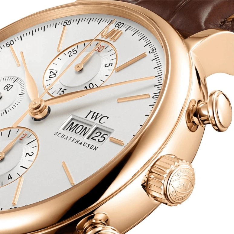 IWC,Portofino 42mm,42mm,Red Gold,Grey,Automatic,Chronograph,Date,Day,IW391025