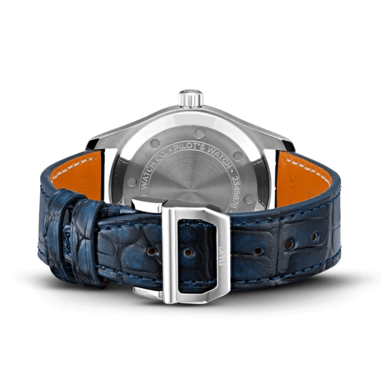 IWC,Pilot 36mm,36mm,Stainless Steel,Blue,Automatic,Date,Anti-magnetic,IW324008
