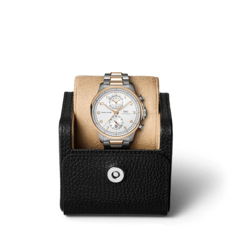 IWC,Portugieser 44.60mm,44.60mm,Red Gold,Stainless Steel,Silver,Automatic,Chronograph,Date,Flyback,Anti-magnetic,68hours,In-house Caliber,IW390703