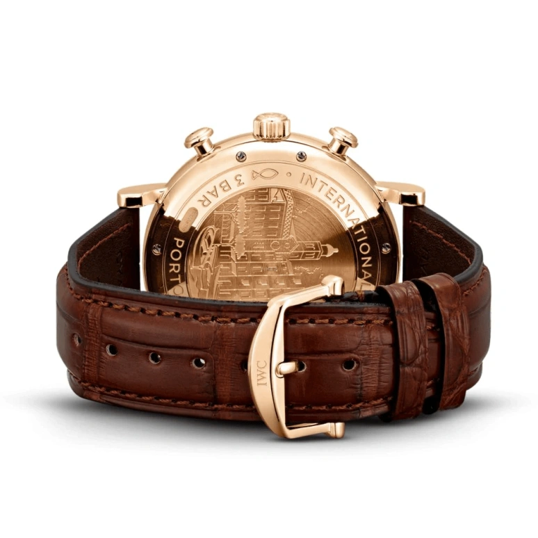 IWC,Portofino 42mm,42mm,Red Gold,Grey,Automatic,Chronograph,Date,Day,IW391025