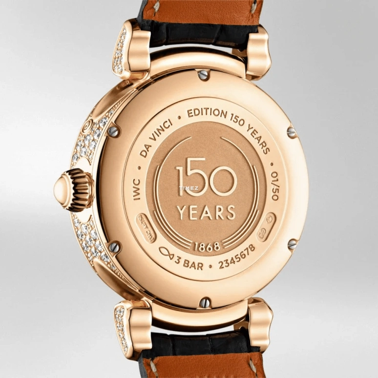 IWC,Da Vinci 36mm,36mm,Red Gold,White,Automatic,Moonphase,42hours,IW459304