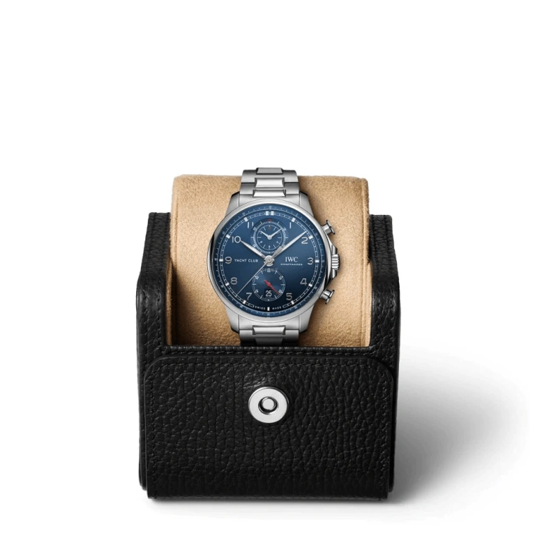IWC,Portugieser 44.60mm,44.60mm,Stainless Steel,Blue,Automatic,Chronograph,Date,Flyback,Anti-magnetic,68hours,In-house Caliber,IW390701