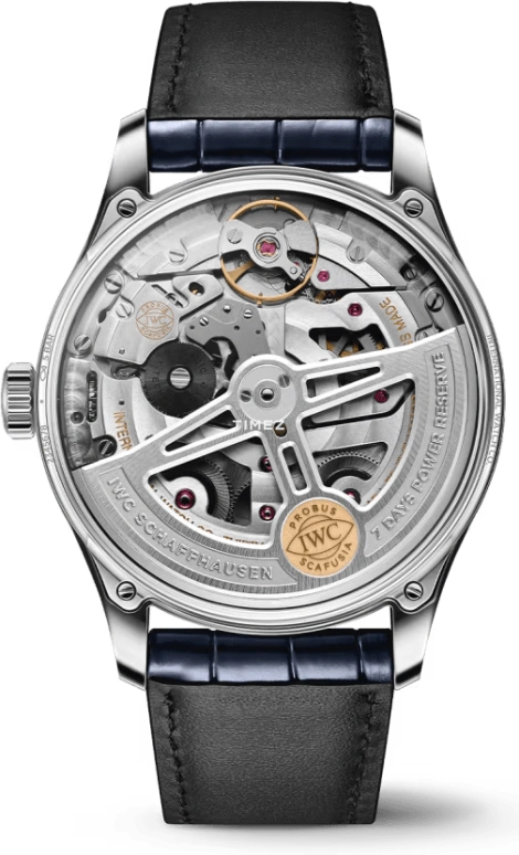 IWC,Portugieser 42.40mm,42.40mm,Stainless Steel,Silver,Automatic,Day,Power Reserve Indicator,IW501702
