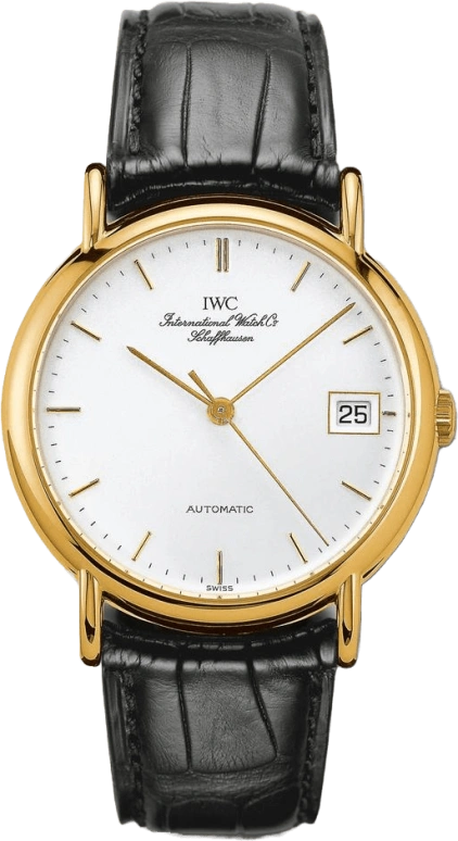 IWC,Portofino 34mm,34mm,Yellow Gold,White,Automatic,Date,World Time,IW351301