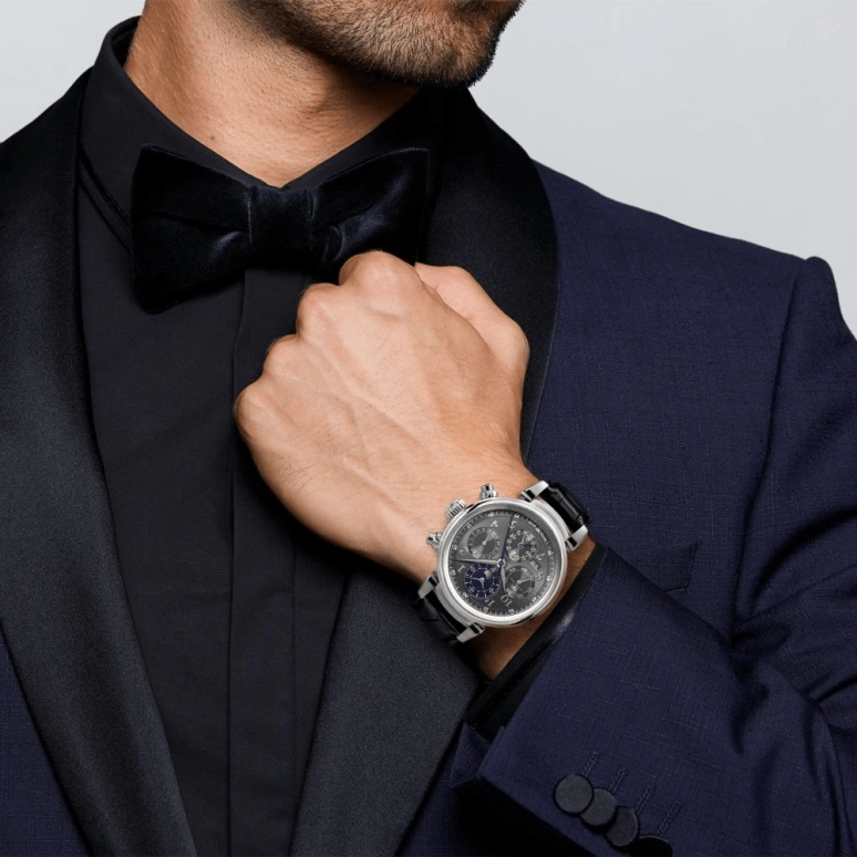 IWC,Da Vinci 43mm,43mm,Stainless Steel,Grey,Automatic,Chronograph,Moonphase,Perpetual Calendar,Month,68hours,In-house Caliber,IW392103
