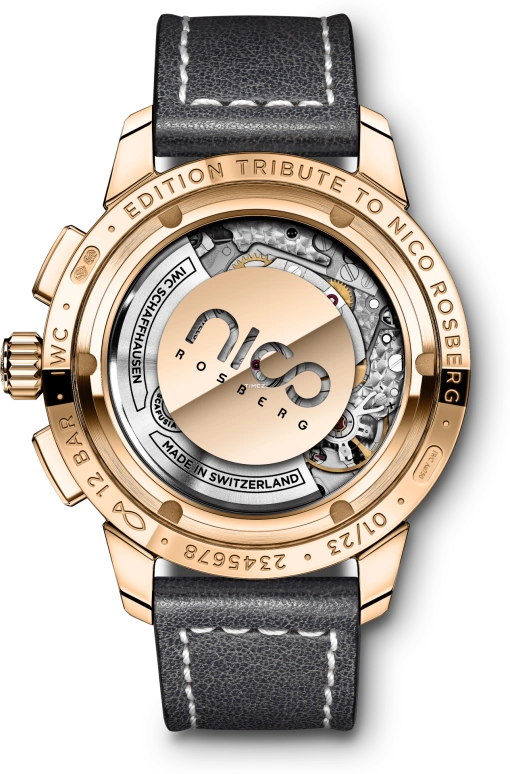 IWC,Ingenieur 42mm,42mm,Red Gold,Grey,Automatic,Chronograph,Day,IW380805