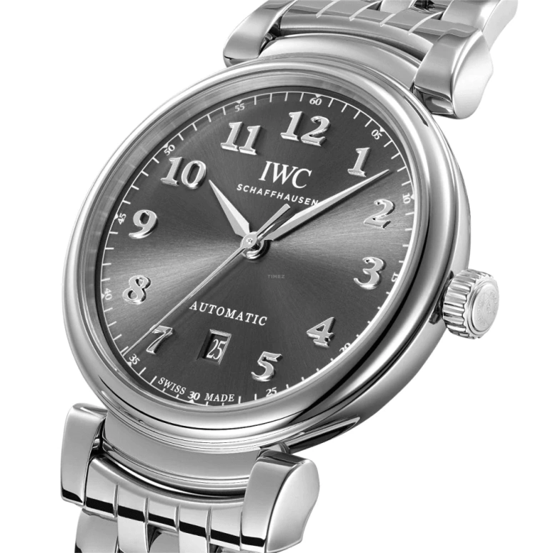 IWC,Da Vinci 40mm,40mm,Stainless Steel,Grey,Automatic,Date,Anti-magnetic,IW356602