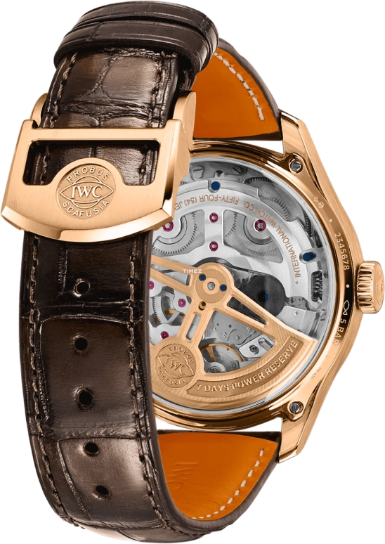 IWC,Portugieser 44.40mm,44.40mm,Armor Gold,White,Automatic,Moonphase,Perpetual Calendar,Month,Date,168hours,In-house Caliber,IW503701