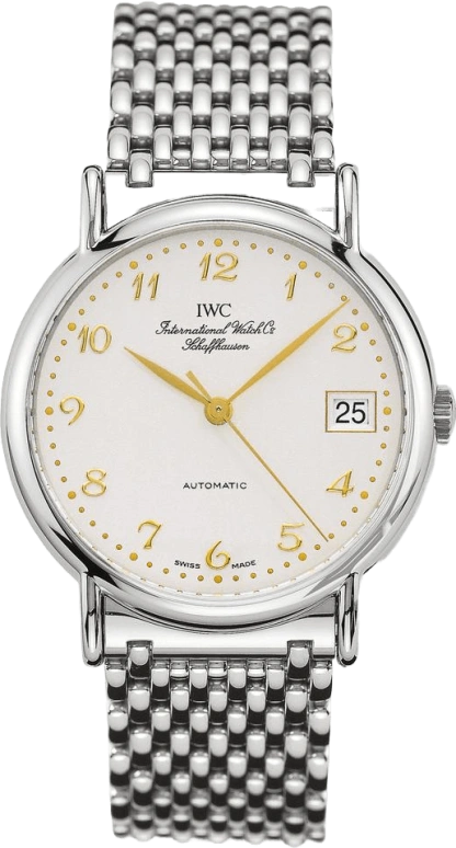 IWC,Portofino 34mm,34mm,Stainless Steel,Silver,Automatic,Date,World Time,IW351317