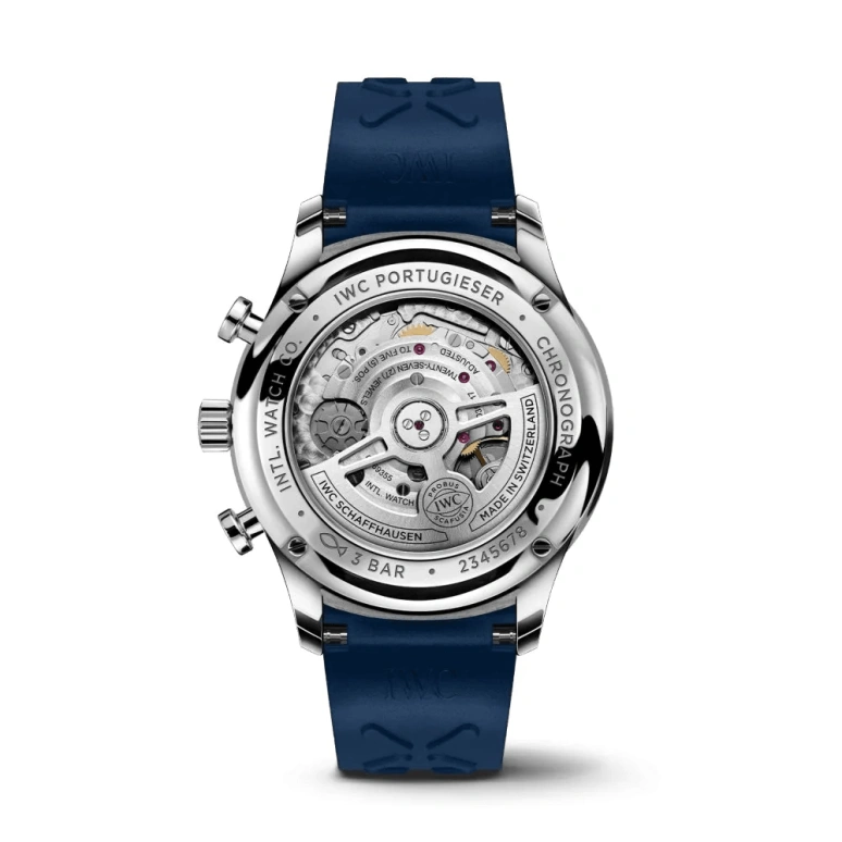 IWC,Portugieser 41mm,41mm,Stainless Steel,White,Automatic,Chronograph,46hours,IW371620