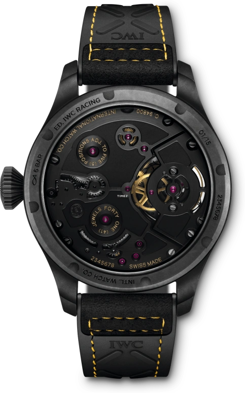 IWC,Big Pilot 46mm,46mm,Ceratanium,Black,Handwound,Moonphase,Power Reserve Indicator,Tourbillon,Constant Force Mechanism,96hours,In-house Caliber,IW590501
