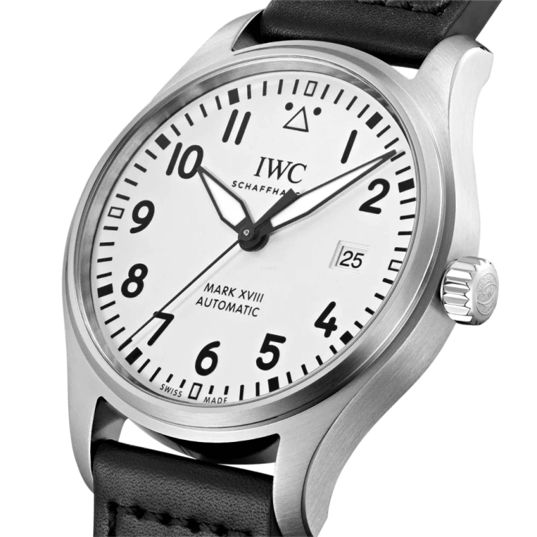 IWC,Pilot 40mm,40mm,Stainless Steel,Silver,Automatic,Date,Anti-magnetic,IW327012