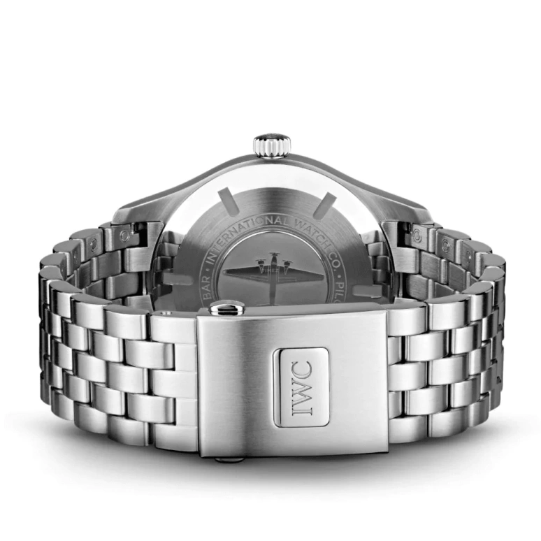 IWC,Pilot 40mm,40mm,Stainless Steel,Black,Automatic,Date,Anti-magnetic,IW327015