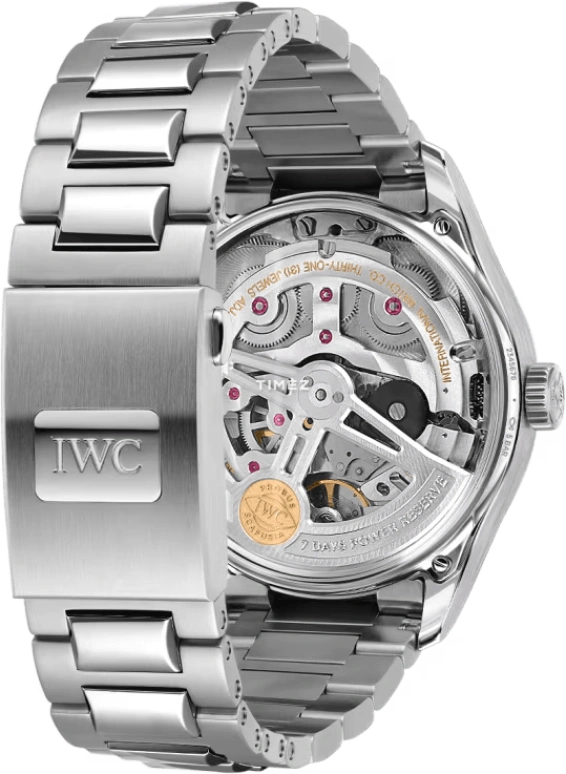 IWC,Portugieser 42.40mm,42.40mm,Stainless Steel,Blue,Automatic,Day,Power Reserve Indicator,IW501704