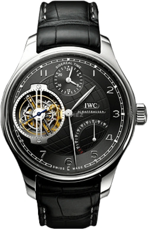 IWC,Portugieser 46mm,46mm,Platinum,Grey,Automatic,Chronograph,Perpetual Calendar,Leap Year,Date,96hours,In-house Caliber,IW504101