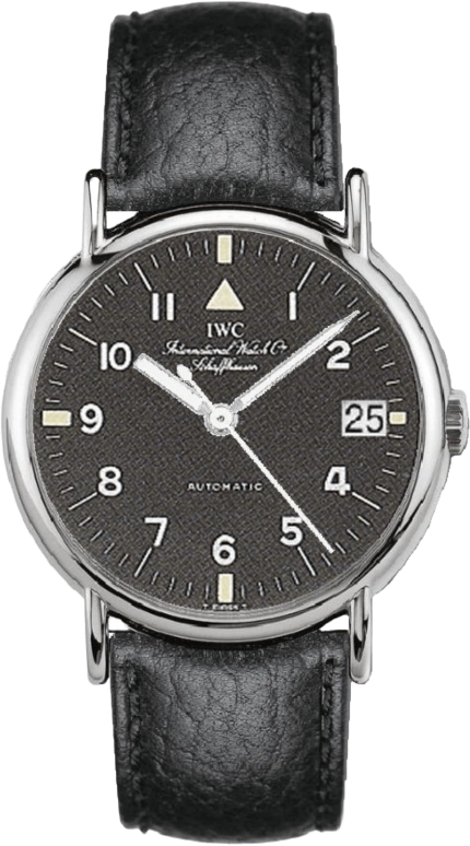 IWC,Portofino 34mm,34mm,Stainless Steel,Black,Automatic,Day,42hours,IW351326