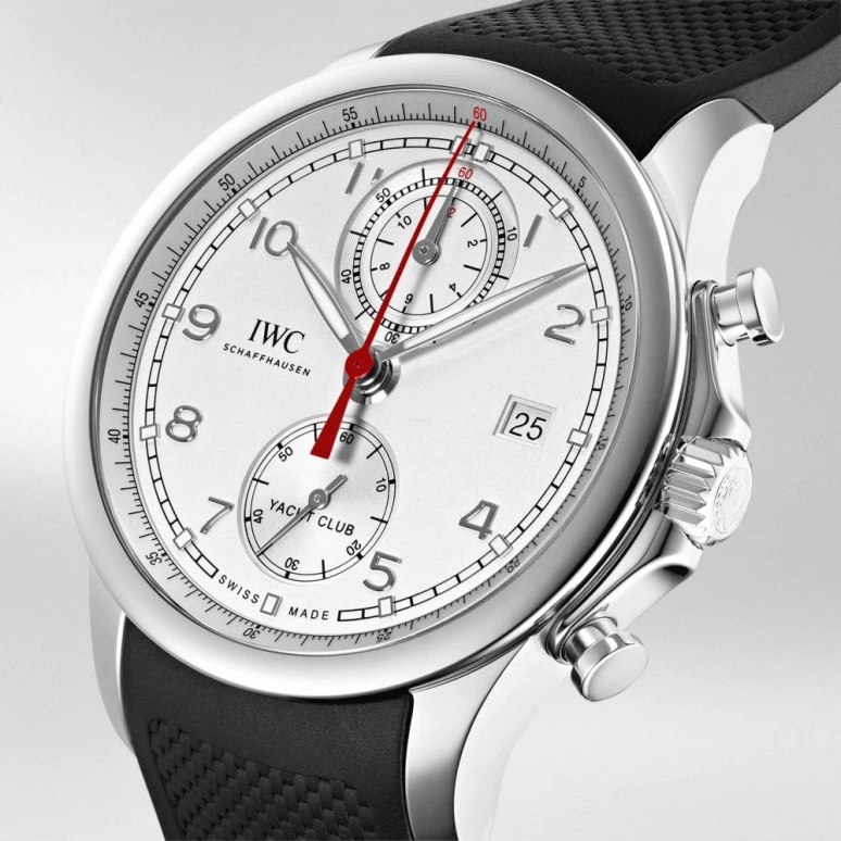 IWC,Portugieser 43.50mm,43.50mm,Stainless Steel,Silver,Automatic,Chronograph,Date,Flyback,Anti-magnetic,68hours,In-house Caliber,IW390502