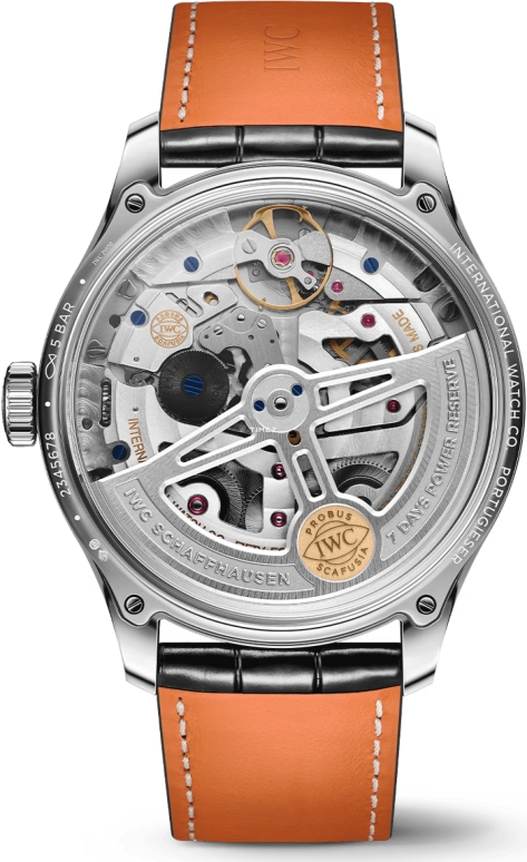 IWC,Portugieser 44.40mm,44.40mm,Platinum,White,Automatic,Moonphase,Perpetual Calendar,Annual Calendar,Month,168hours,In-house Caliber,Dwayne Johnson,IW505701