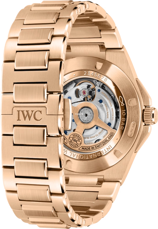 IWC,Ingenieur 40mm,40mm,Red Gold,Black,Automatic,Day,120hours,IW328702