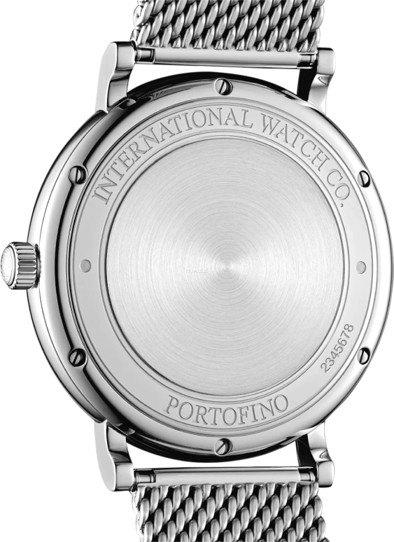 IWC,Portofino 40mm,40mm,Stainless Steel,Black,Automatic,Day,42hours,IW356508