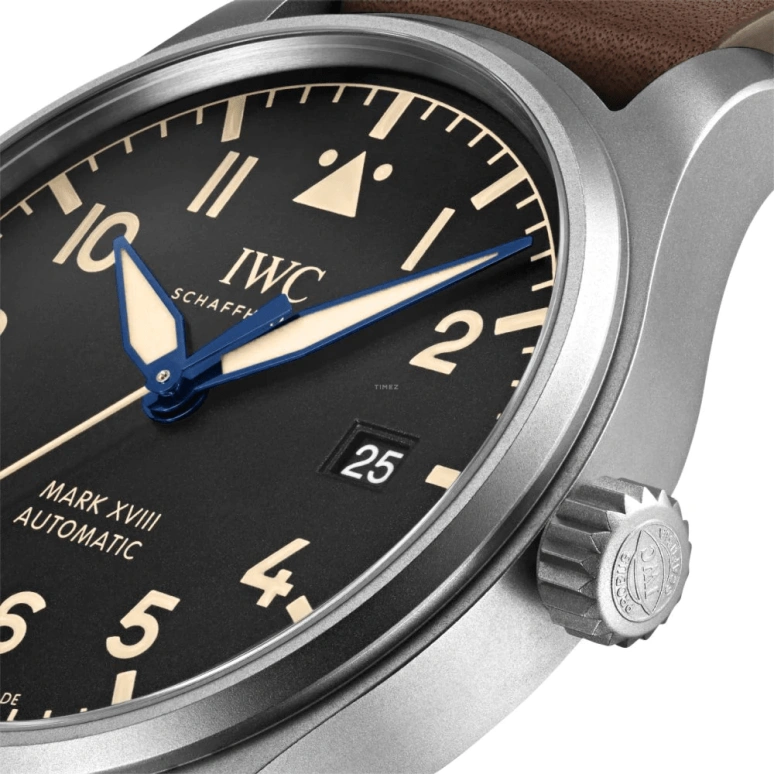 IWC,Pilot 40mm,40mm,Titanium,Black,Automatic,Date,Anti-magnetic,IW327006