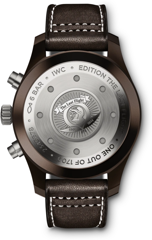 IWC,Pilot 46mm,46mm,Titanium,Brown,Automatic,Chronograph,Day,Flyback,IW388004