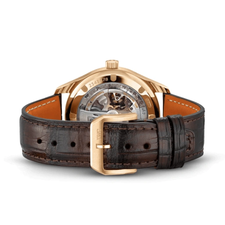 IWC,Portugieser 40.40mm,40.40mm,Rose Gold,Silver,Automatic,60hours,In-house Caliber,IW358306
