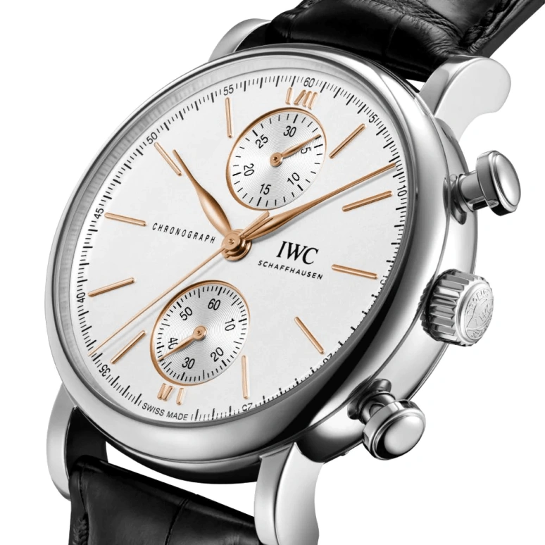 IWC,Portofino 39mm,39mm,Stainless Steel,Silver,Automatic,Chronograph,44hours,IW391406
