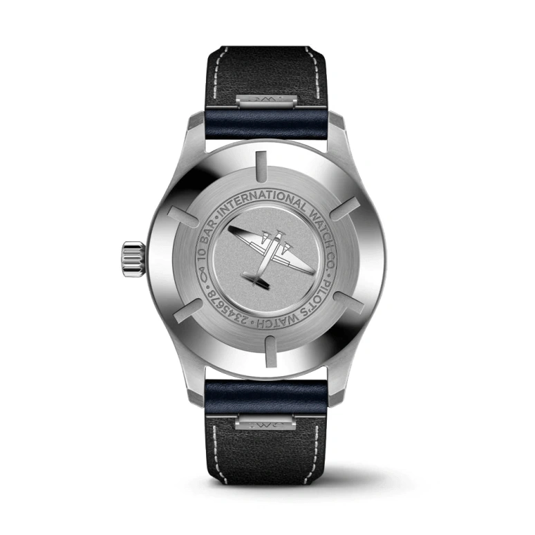 IWC,Pilot 40mm,40mm,Stainless Steel,Luminous,Blue,Automatic,Day,120hours,IW328203