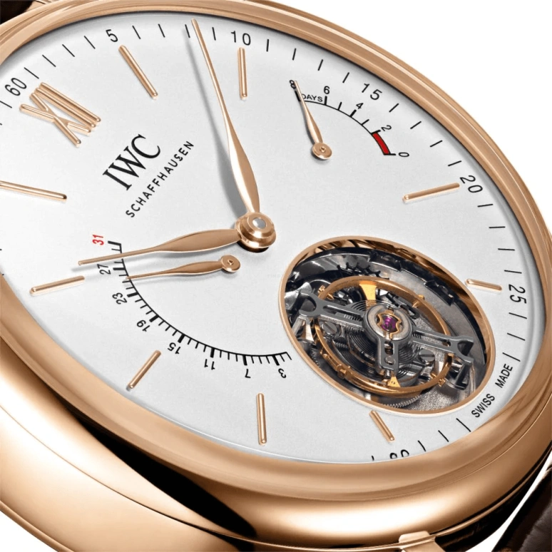 IWC,Portofino 45mm,45mm,Red Gold,Silver,Handwound,Date,Power Reserve Indicator,Tourbillon Escapement,Flyback,192hours,In-house Caliber,IW516501